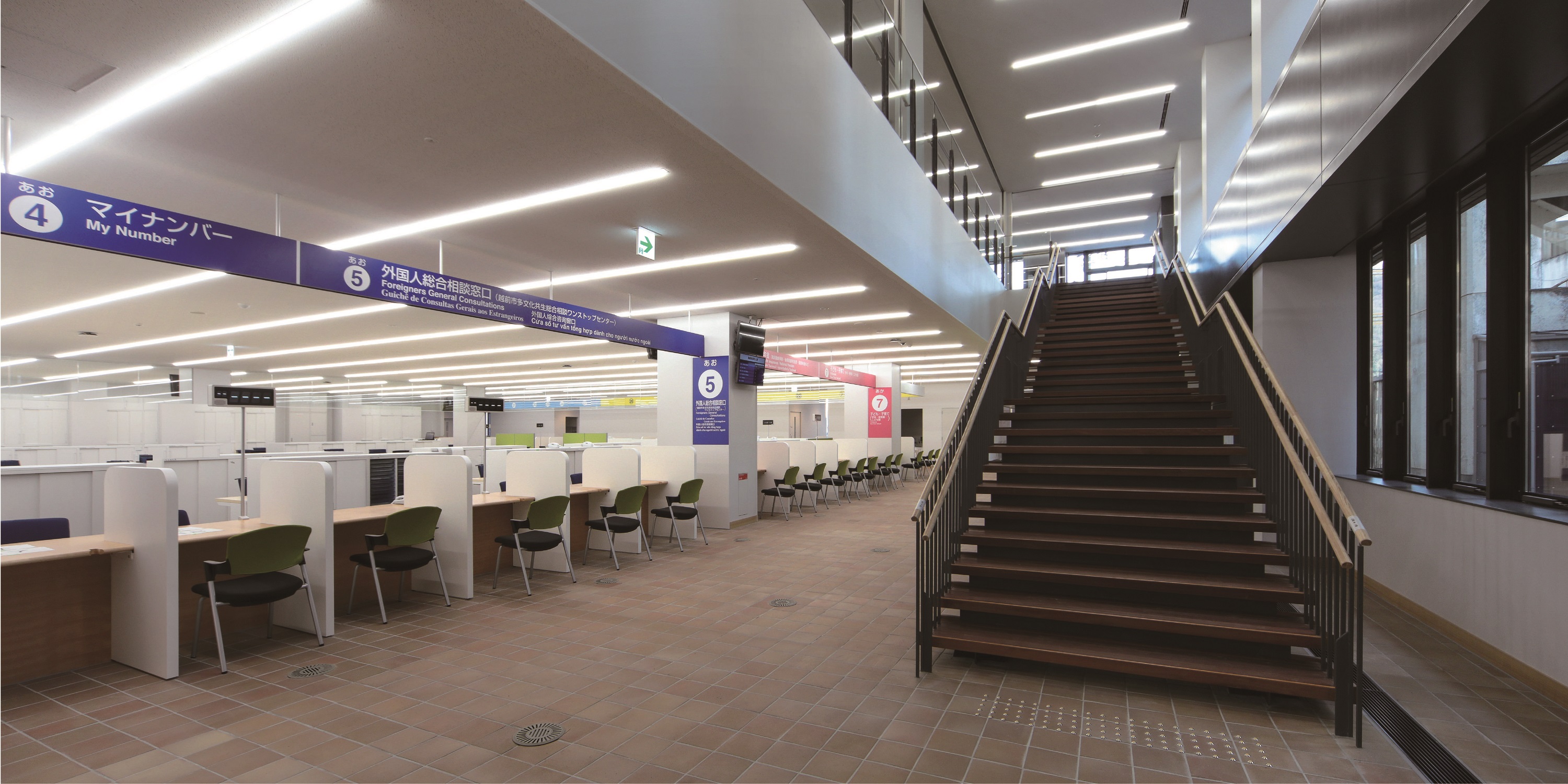 越前市役所本庁舎(東工区)建設工事(内観)イメージ