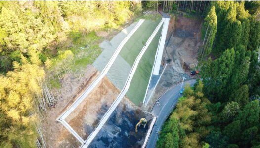 吉野瀬川ダム建設工事(付替県道)4-6工事イメージ